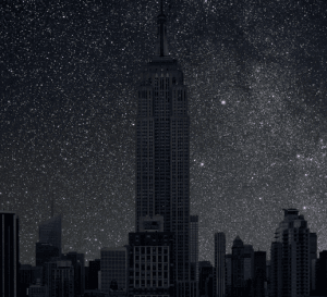 Starry sky: New York